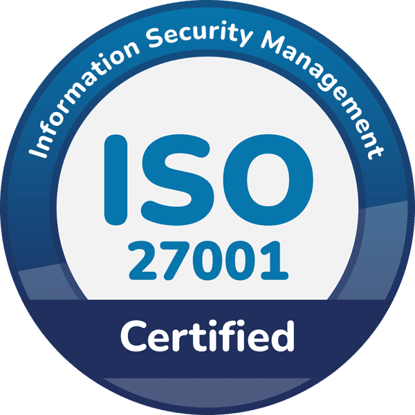 ISO 27001 certified, certificate 535732026