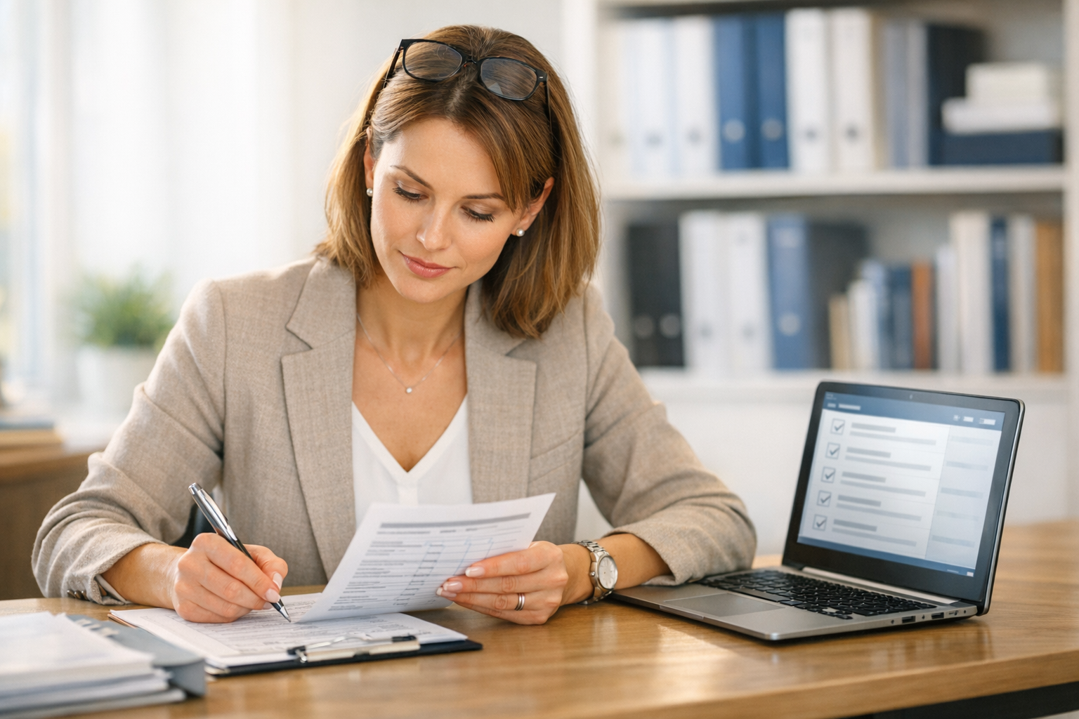 Compliance team reviewing regulatory documentation